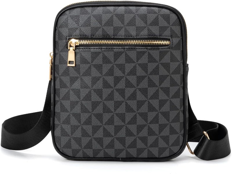XIKIBEA Crossbody Bag for Mens, Men's commuter shoulder bag, Travel bag Work Business Small men's satchel - Image 1
